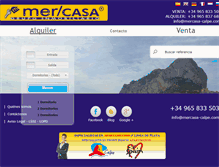 Tablet Screenshot of mercasa-calpe.com